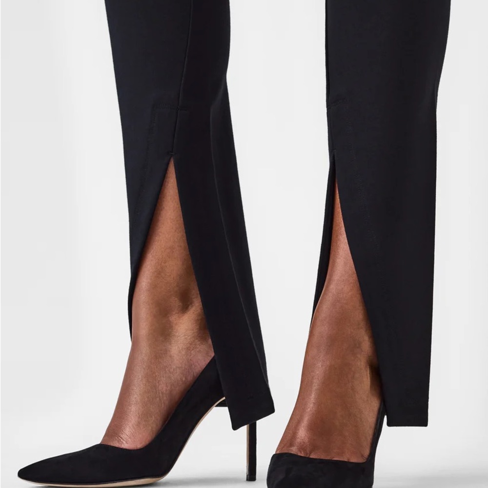 SPANX, new with tags, leather like front slit pants, XL petite